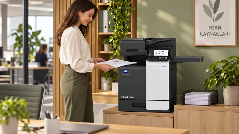 Fotokopi Makinesi Hangi Amaçla Kullanır? konusu için katalog cihazını temel alan temsili sahne